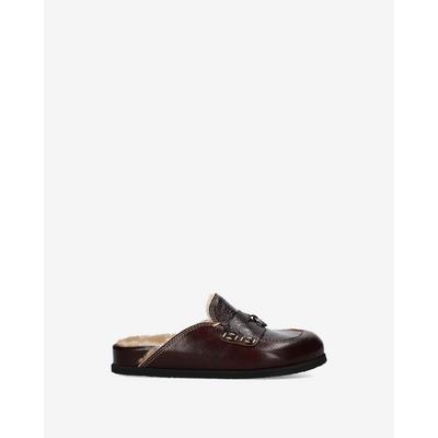 KAHVERENGİ SHEARLING MULE
