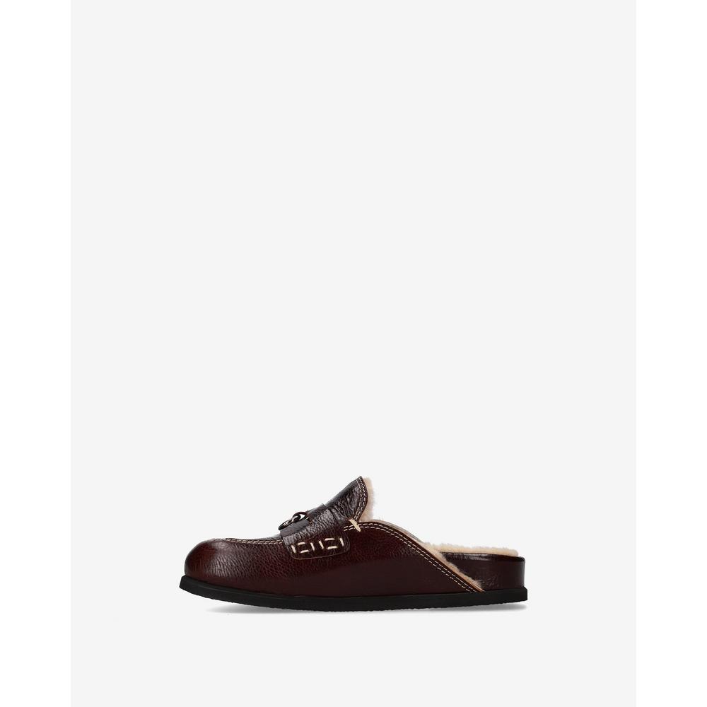 KAHVERENGİ SHEARLING MULE