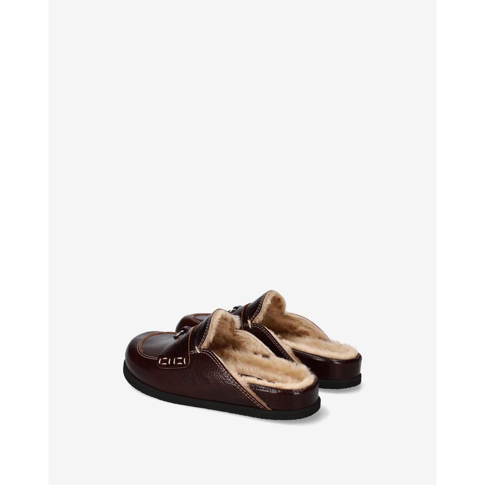 KAHVERENGİ SHEARLING MULE