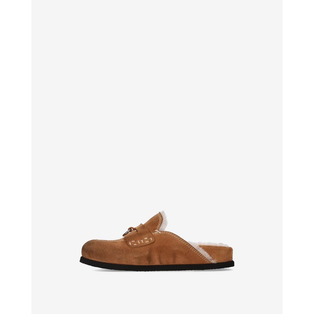 SÜET SHEARLING MULE