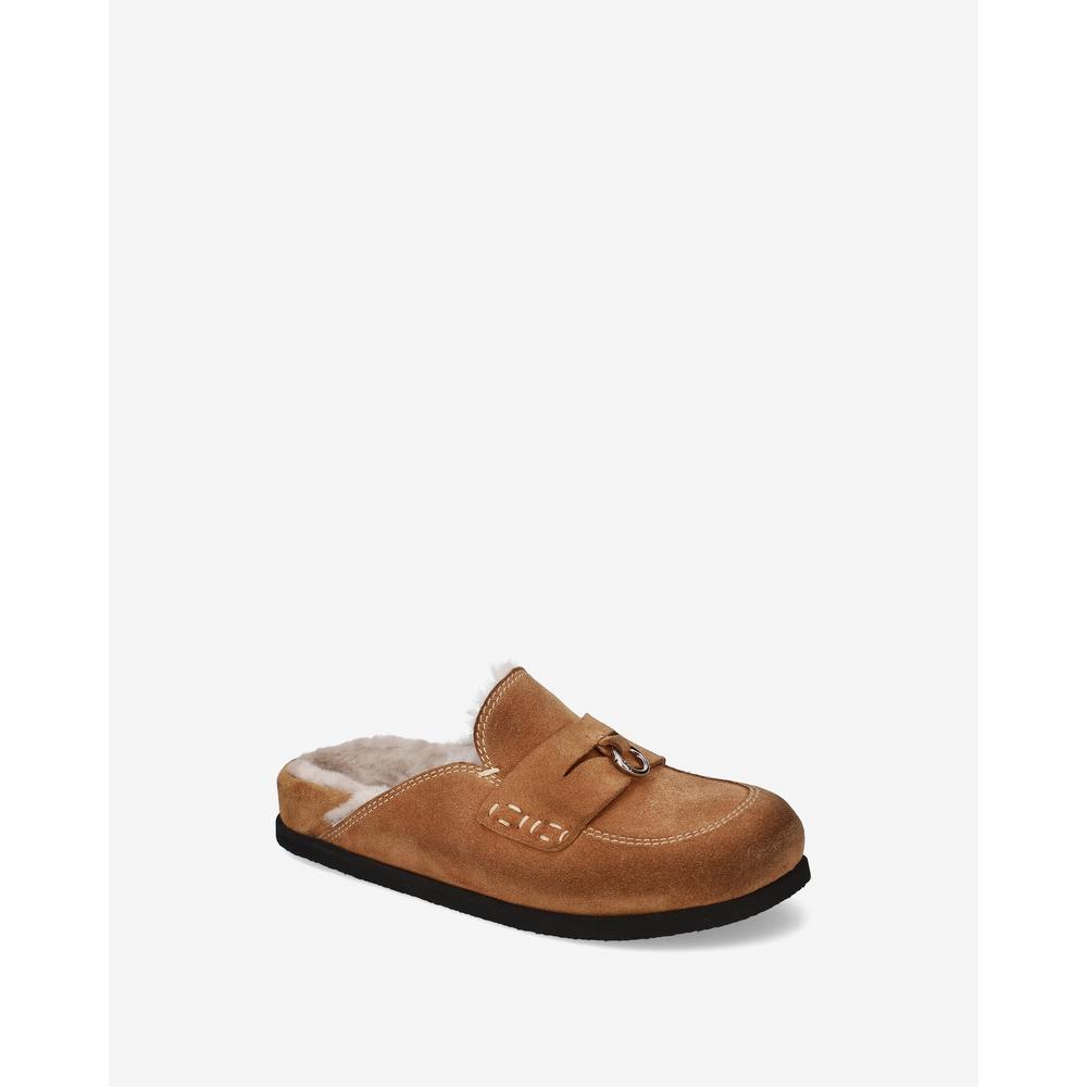 SÜET SHEARLING MULE