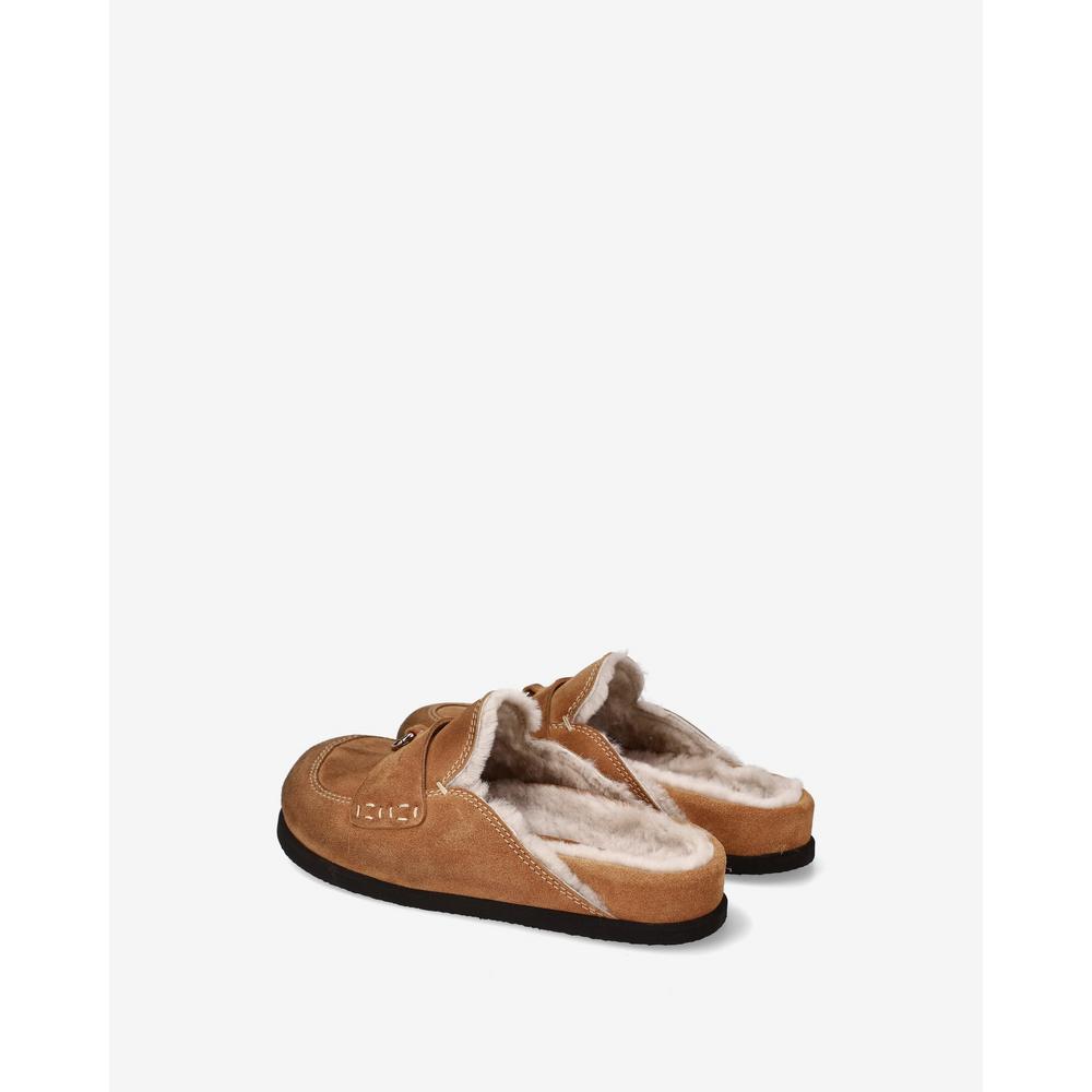 SÜET SHEARLING MULE